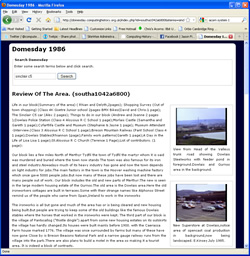 Domesday Articles on the Web