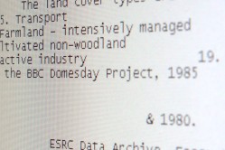 Unformatted Data from the BBC Domesday Discs