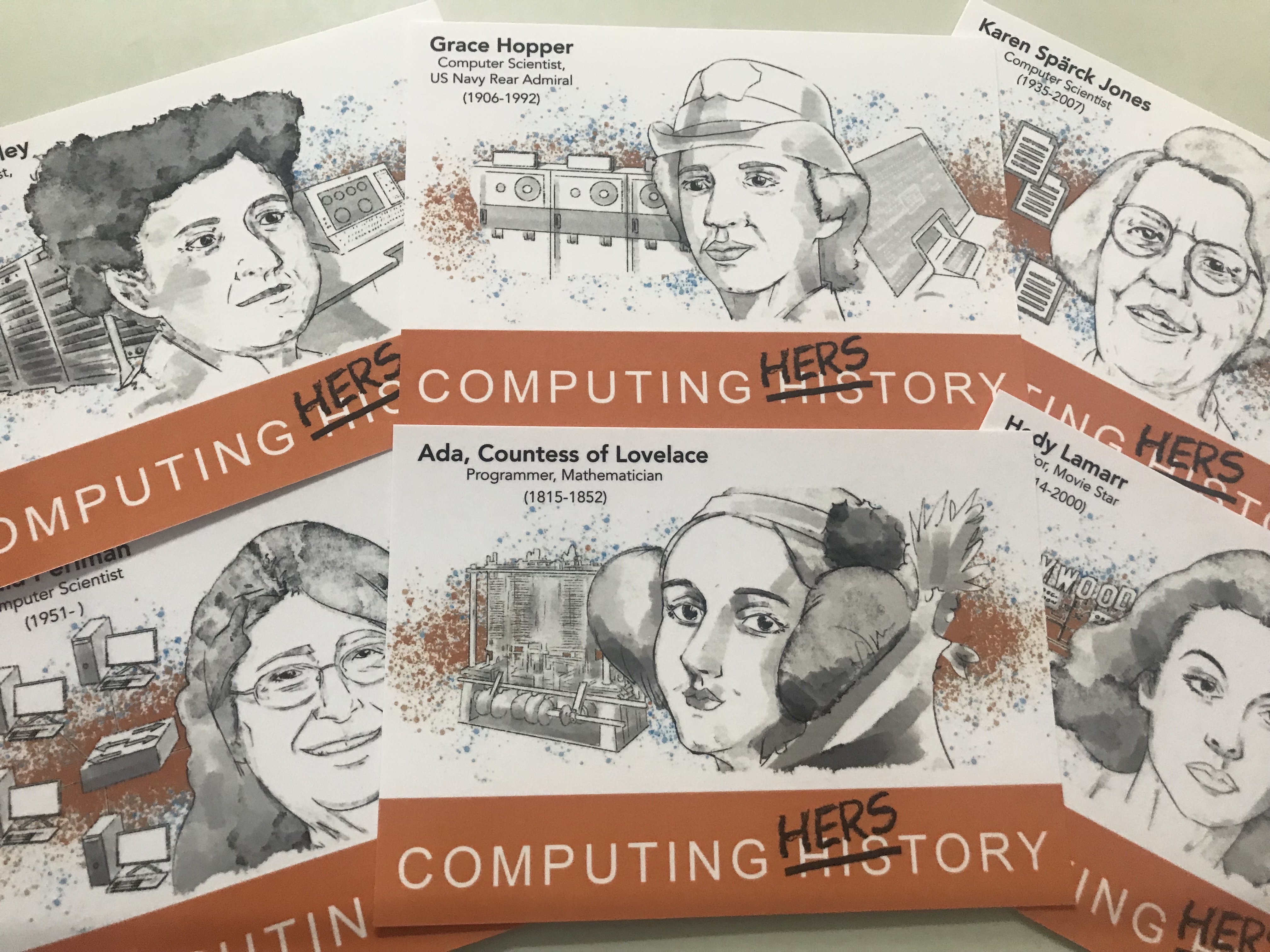 Computing Herstory Postcards