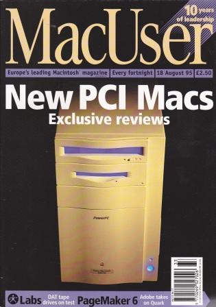 Scan of Document: MacUser - 18 August 1995 - Vol 11 No 17