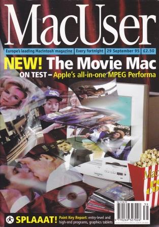 Scan of Document: MacUser - 29 September 1995 - Vol 11 No 20