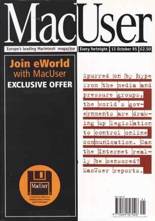 Scan of Document: MacUser - 13 October 1995 - Vol 11 No 21
