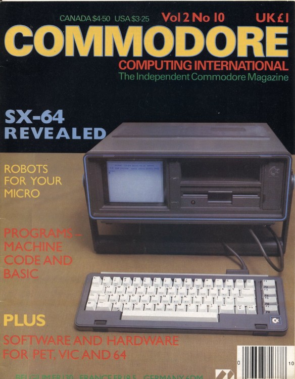 Scan of Document: Commodore Computing International - March 1984