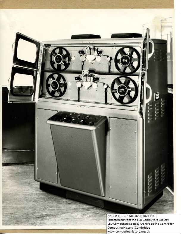 Photograph of 68425 Peripheral - Decca Tape Machine (doors open)
