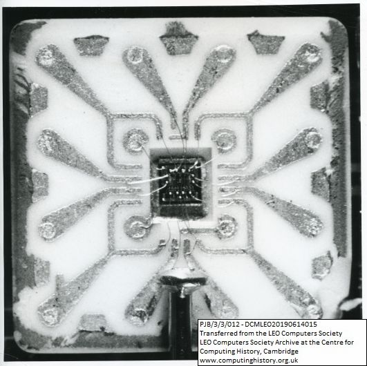 Photograph of 68674 Integrated Circuit Board