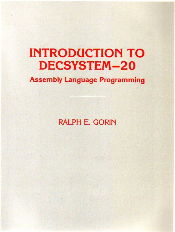 Introduction to Decsystem-20