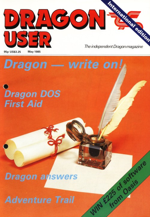 Scan of Document: Dragon User - May 1985