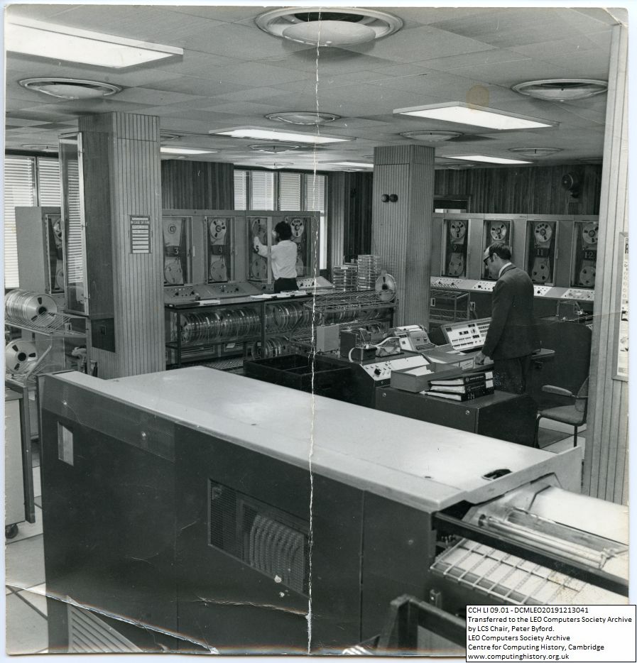 Photograph of 67410 Computer room tape deck area