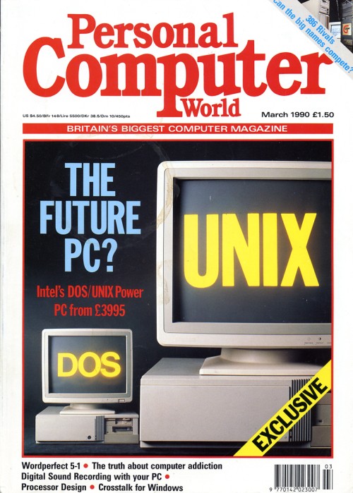 Scan of Document: Personal Computer World - March 1990