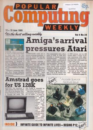 Article: Popular Computing Weekly Vol 4 No 24 - 13-19 June 1985
