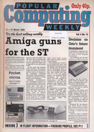 Article: Popular Computing Weekly Vol 4 No 12 - 21-27 March 1985