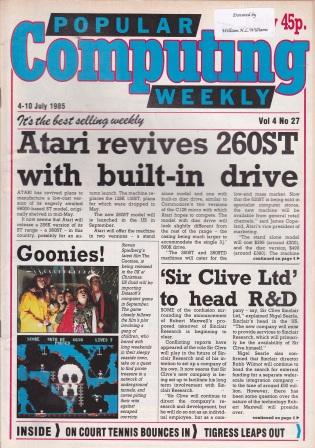 Article: Popular Computing Weekly Vol 4 No 27 - 4-10 July 1985