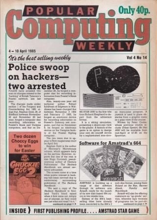 Scan of Document: Popular Computing Weekly Vol 4 No 14 - 4-10 April 1985