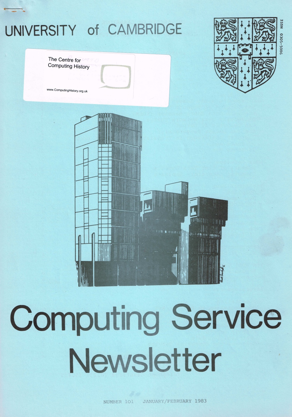 Article: University of Cambridge Computing Service January/February 1983 Newsletter 101