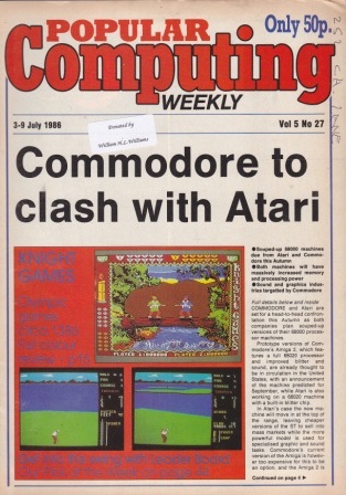 Scan of Document: Popular Computing Weekly Vol 5 No 27 - 3-9 July 1986