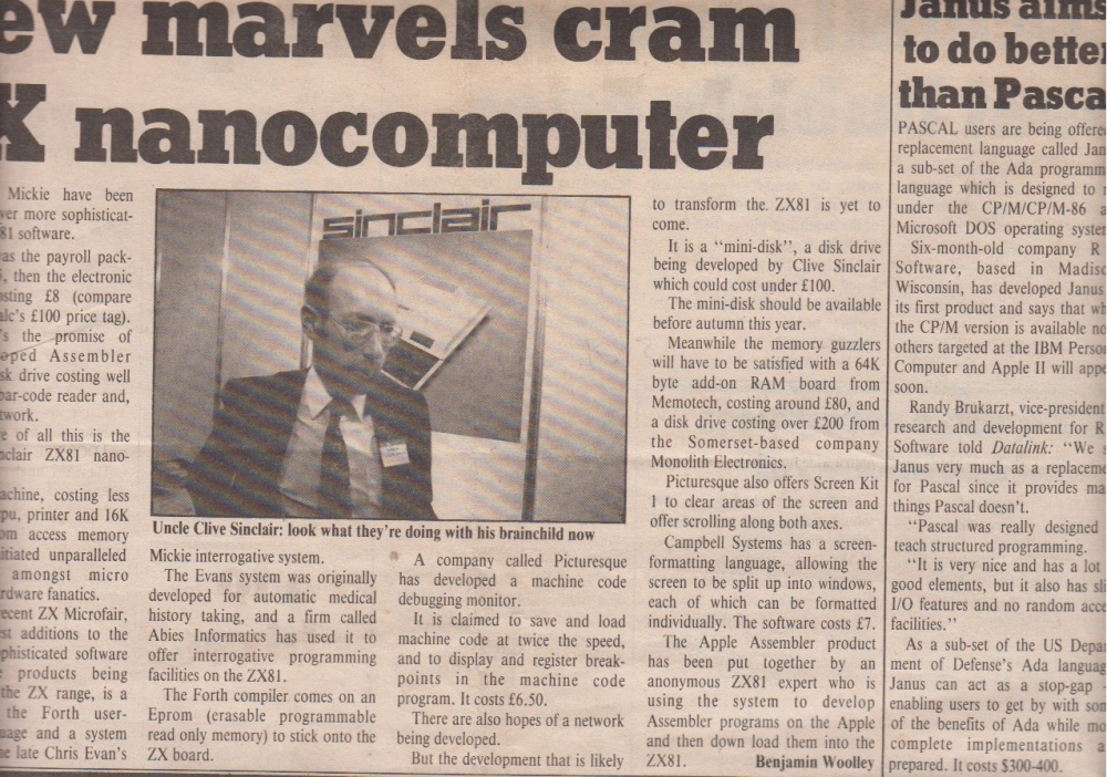 Scan of Document: 'New Marvels Cram ZX Nanocomputer'