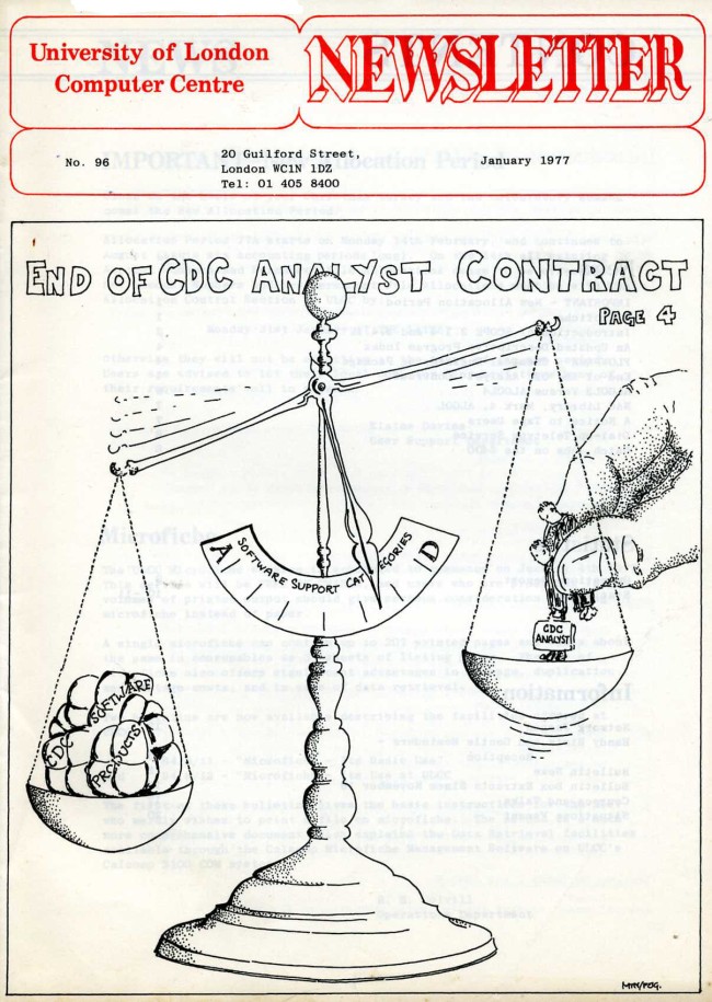Scan of Document: ULCC News January 1977 Newsletter 96