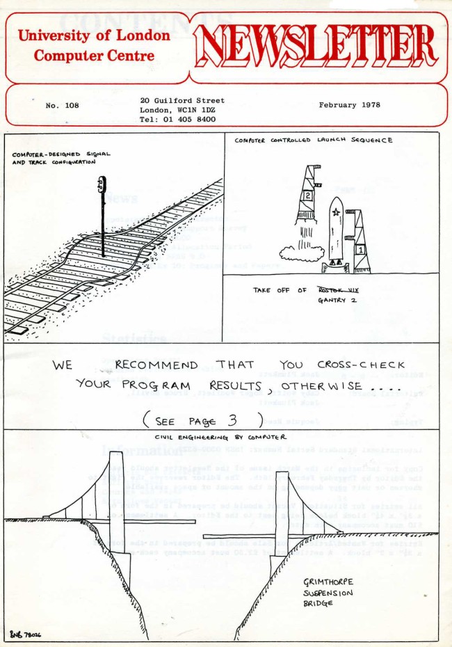 Scan of Document: ULCC News February 1978  Newsletter 108