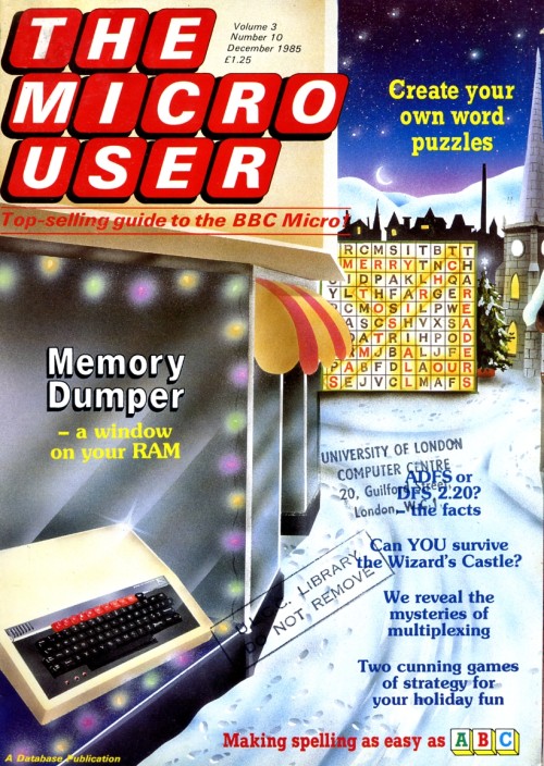 Scan of Document: The Micro User - December 1985 - Vol 3 No 10