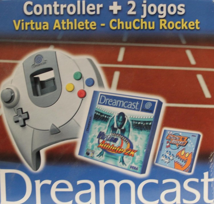 Dreamcast Controller with Two Games