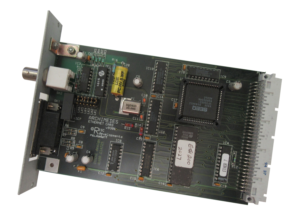 Scan of Document: Risc Developments Archimedes Ethernet Card