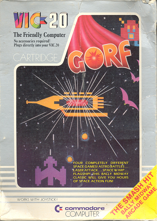 Gorf (Cartridge) Software Game Computing History