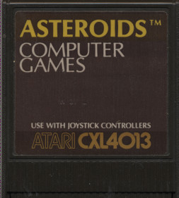 Asteroids (Cartridge) - Software - Game - Computing History