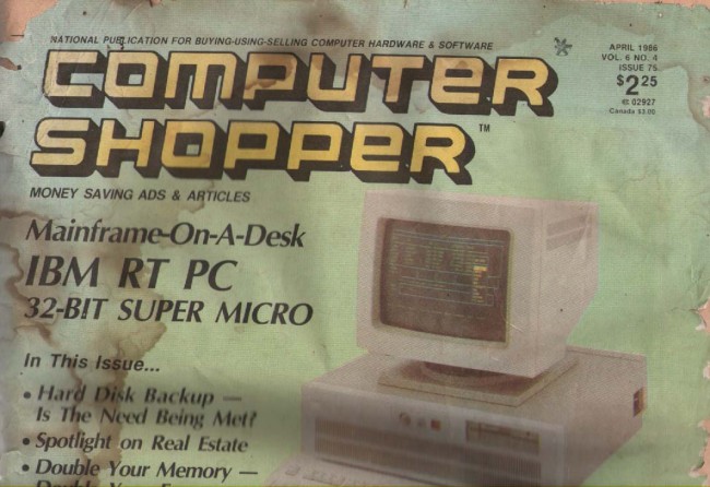 Scan of Document: Computer Shopper April 1986