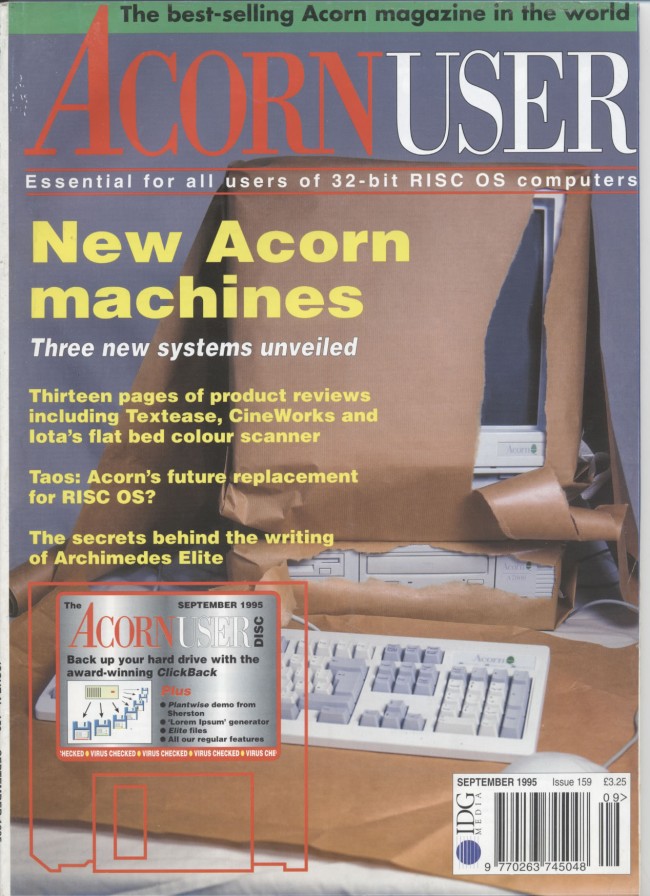 Scan of Document: Acorn User - September 1995