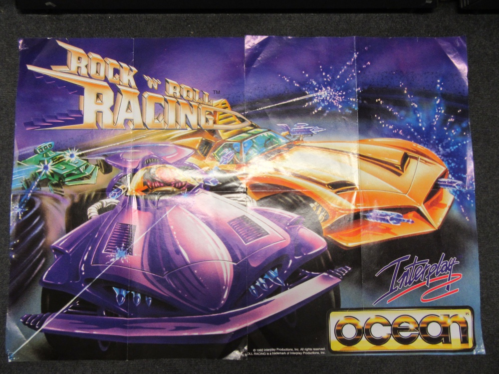 Scan of Document: Rock n' Roll Racing Poster