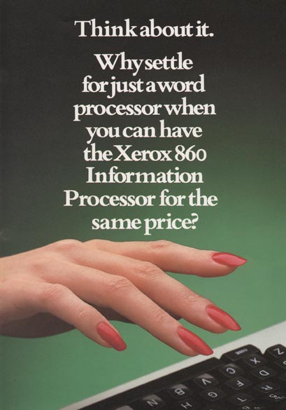 Scan of Document: Xerox 860 Information Procesor