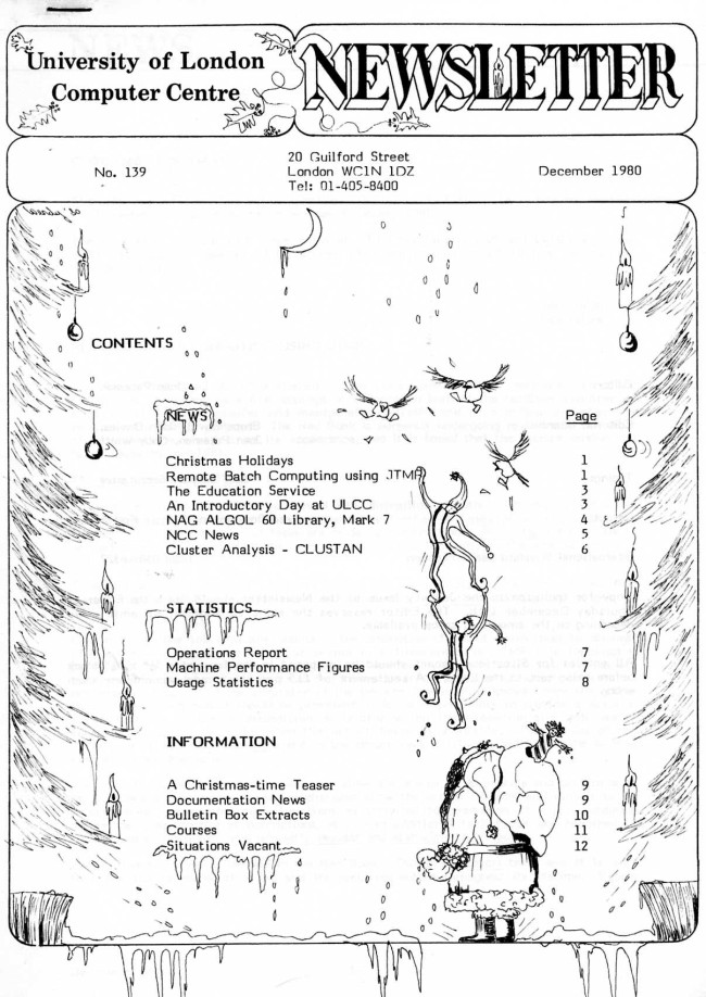 Scan of Document: ULCC News December 1980 Newsletter 139