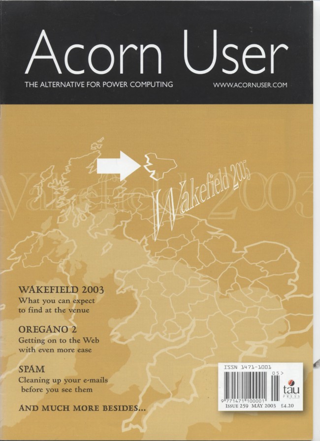 Scan of Document: Acorn User - May 2003