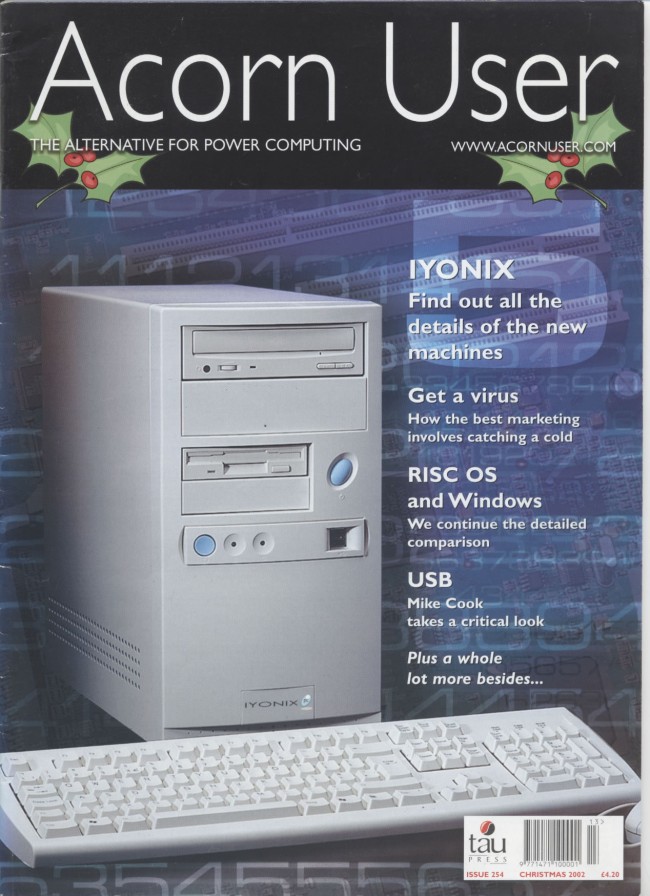 Scan of Document: Acorn User - Christmas 2002