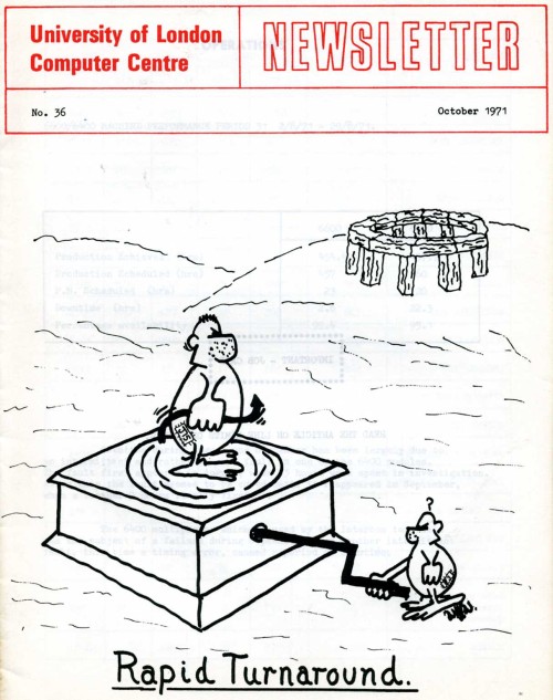 Scan of Document: ULCC News October 1971 Newsletter 36
