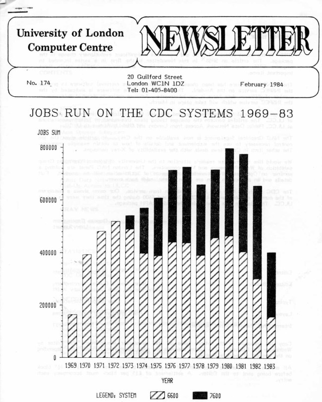 Scan of Document: ULCC News February 1984 Newsletter 174