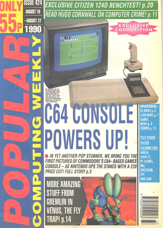 Scan of Document: Popular Computing Weekly - 16-22 August 1990