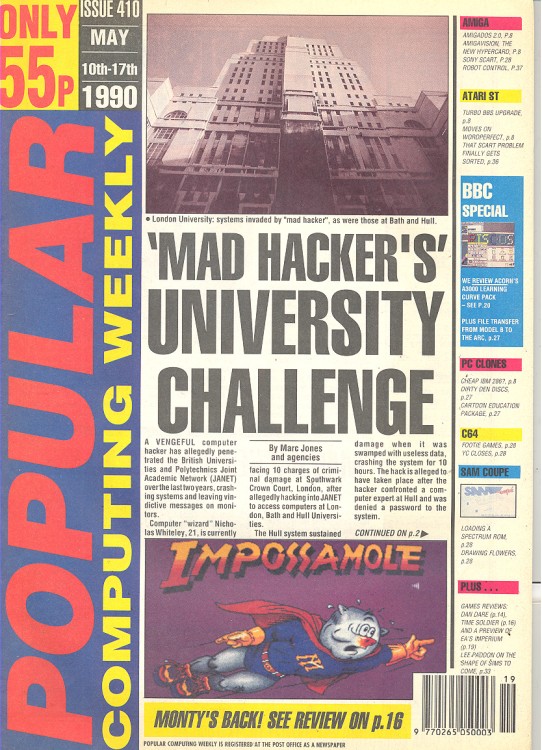 Scan of Document: Popular Computing Weekly - 10-17 May 1990