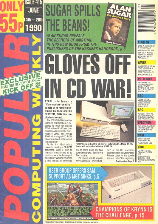 Scan of Document: Popular Computing Weekly - 14-20 June 1990