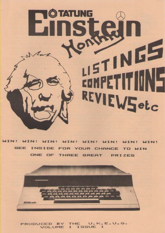 Scan of Document: Einstein Monthly