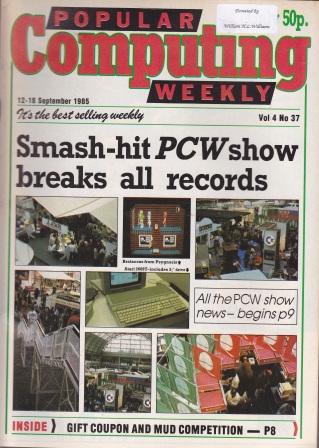 Article: Popular Computing Weekly Vol 4 No 37 - 12-18 September 1985