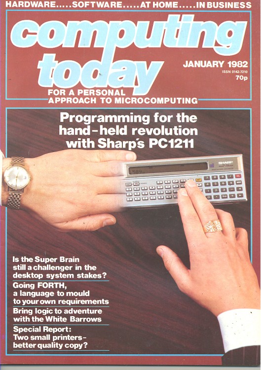 Scan of Document: Computing Today - January 1982