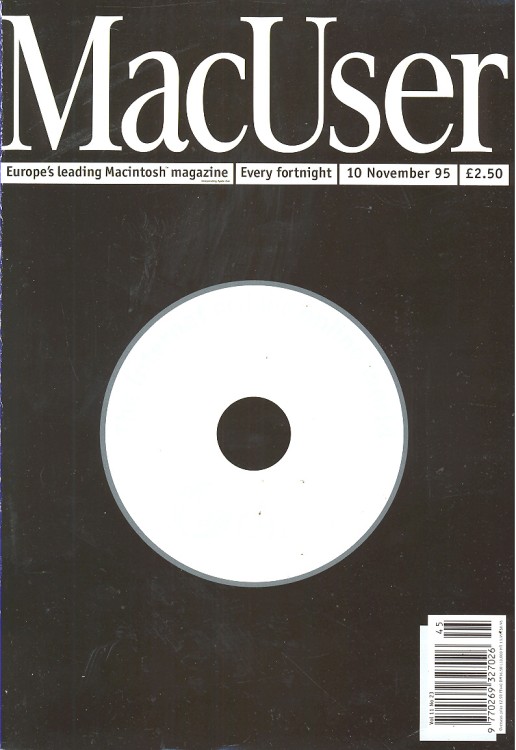 Scan of Document: MacUser - 10 November 1995 - Vol 11 No 23 - Black Cover
