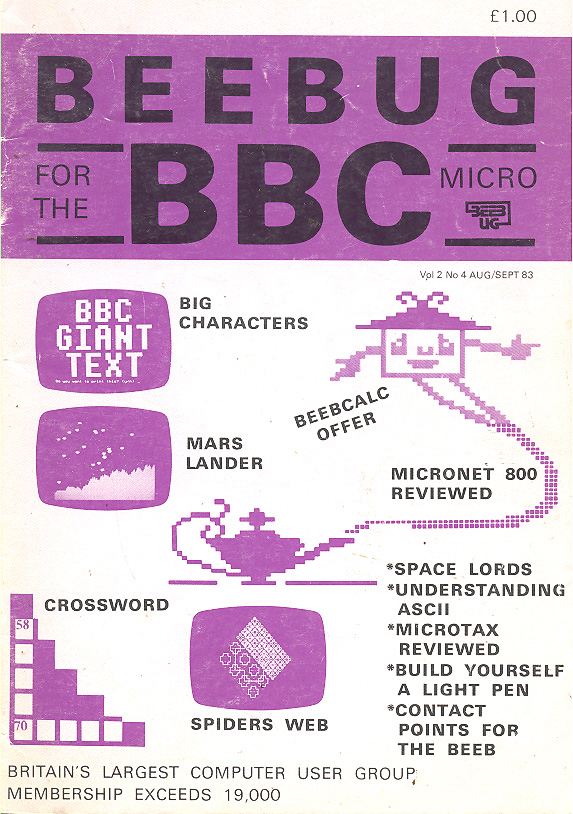 Article: Beebug Newsletter - Volume 2, Number 4 - August/September 1983