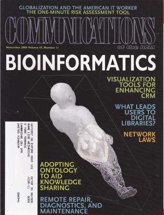 Scan of Document: Communications of the ACM - November  2004