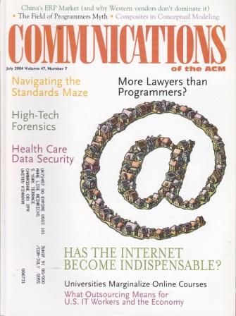Scan of Document: Communications of the ACM - July  2004