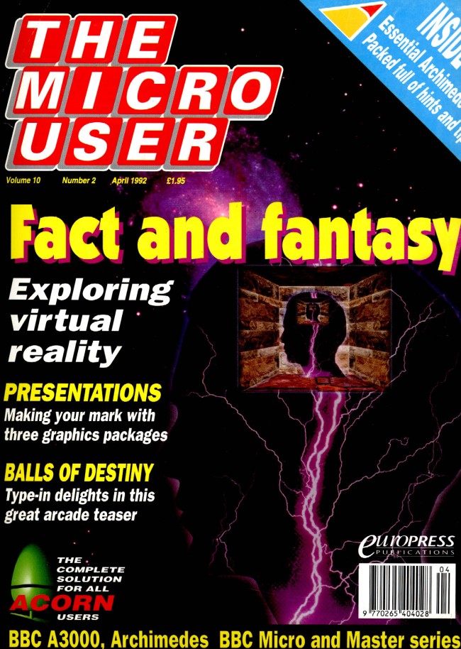 Scan of Document: The Micro User - April 1992 - Vol 10 No 2