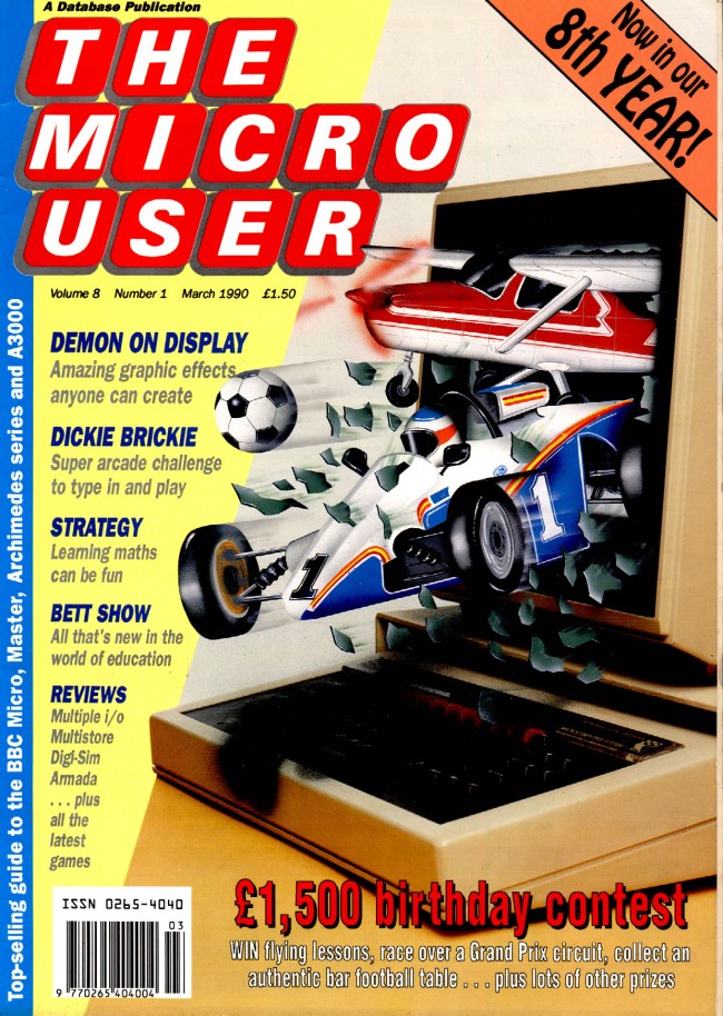 Scan of Document: The Micro User - March 1990 - Vol 8 No 1