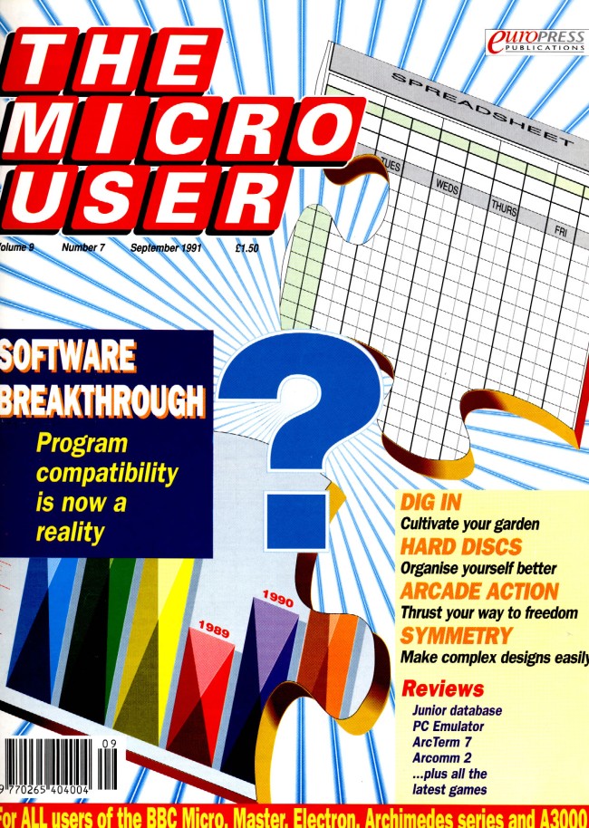 Scan of Document: The Micro User - September 1991 - Vol 9 No 7
