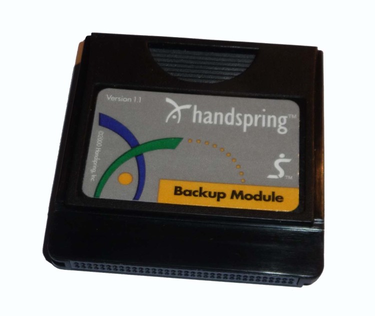 Scan of Document: Handspring Backup Module